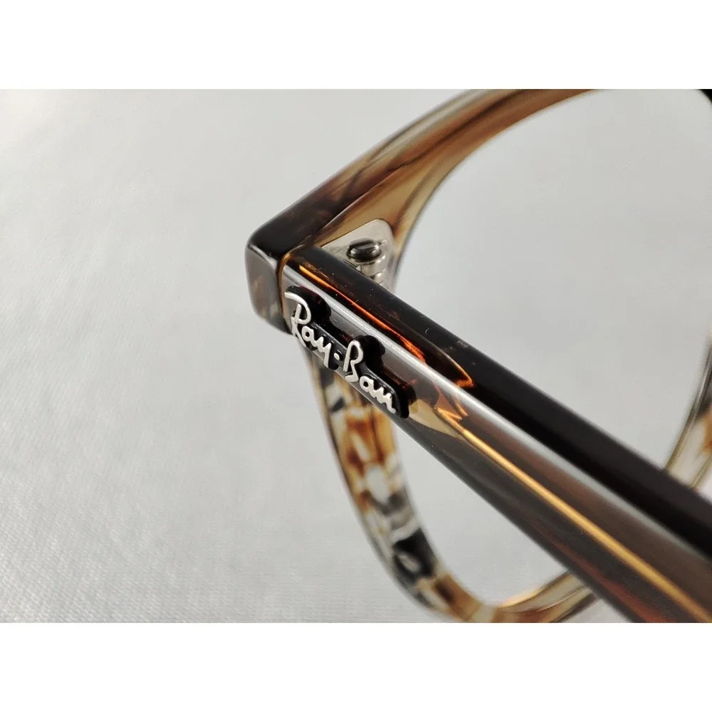 Ray-Ban‎ RB 7159 5749 Striped Grey Tortoise Eyeglasses Frames 52-20-145 Mint Rx